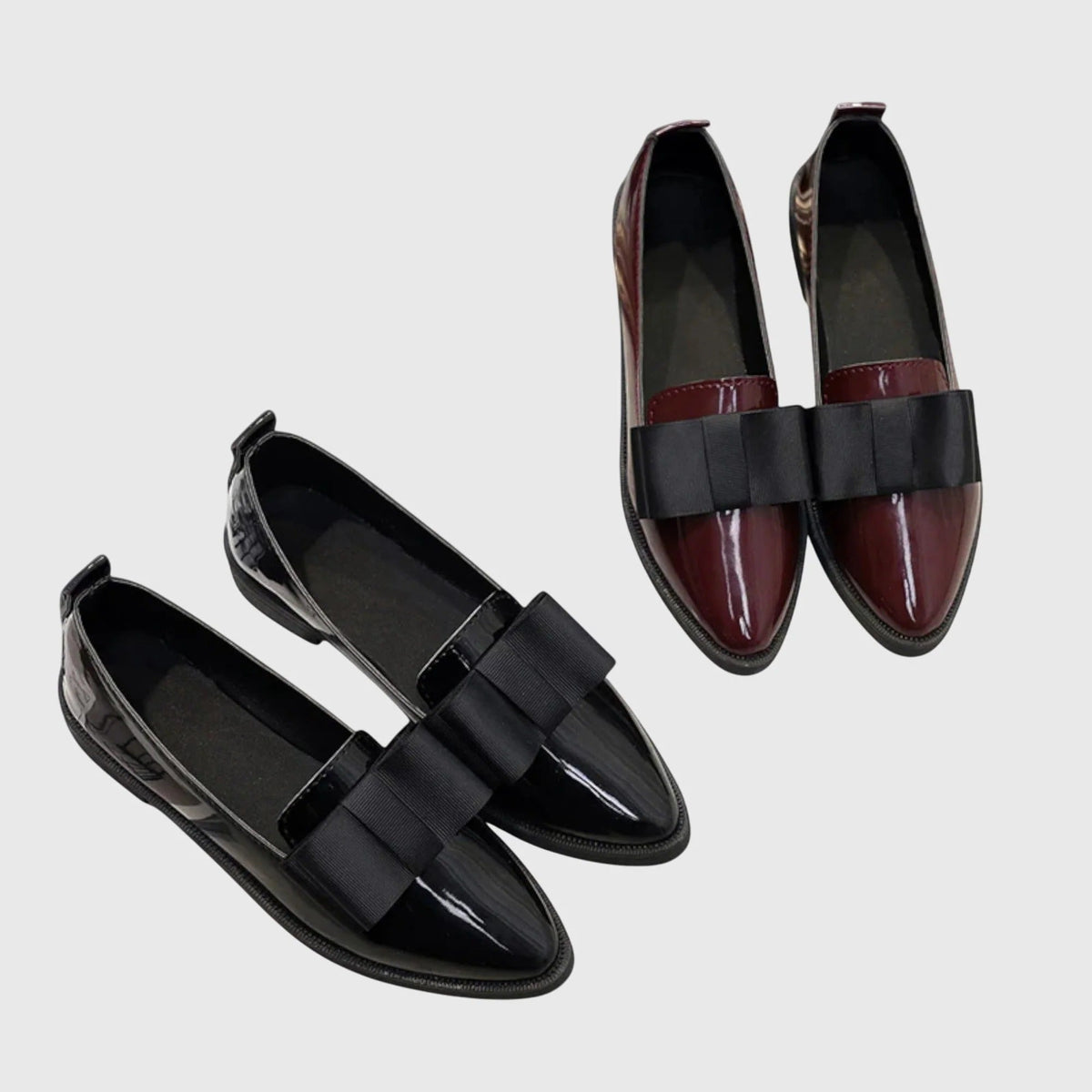 INDIYAH™ - ELEGANT PATENT LEATHER LOAFERS