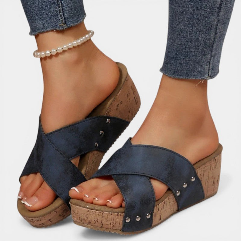 OAKLY™ - ORTHOPEDIC BOHO WEDGE SANDALS