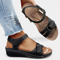 ANNIE™ - OPEN-TOE LEATHER COMFORT SANDALS