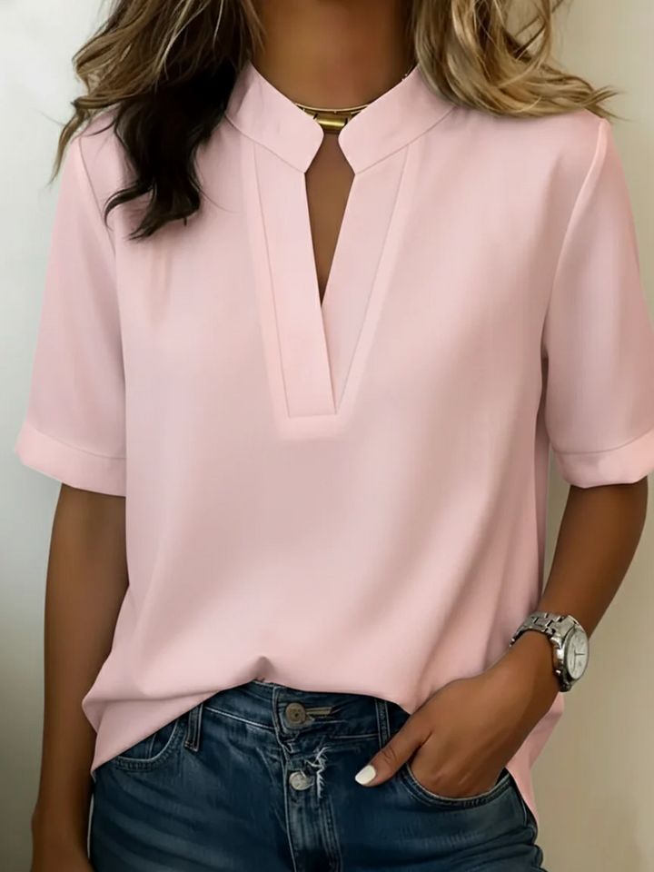 ELISE™ - RELAXED SHORT-SLEEVE BLOUSE