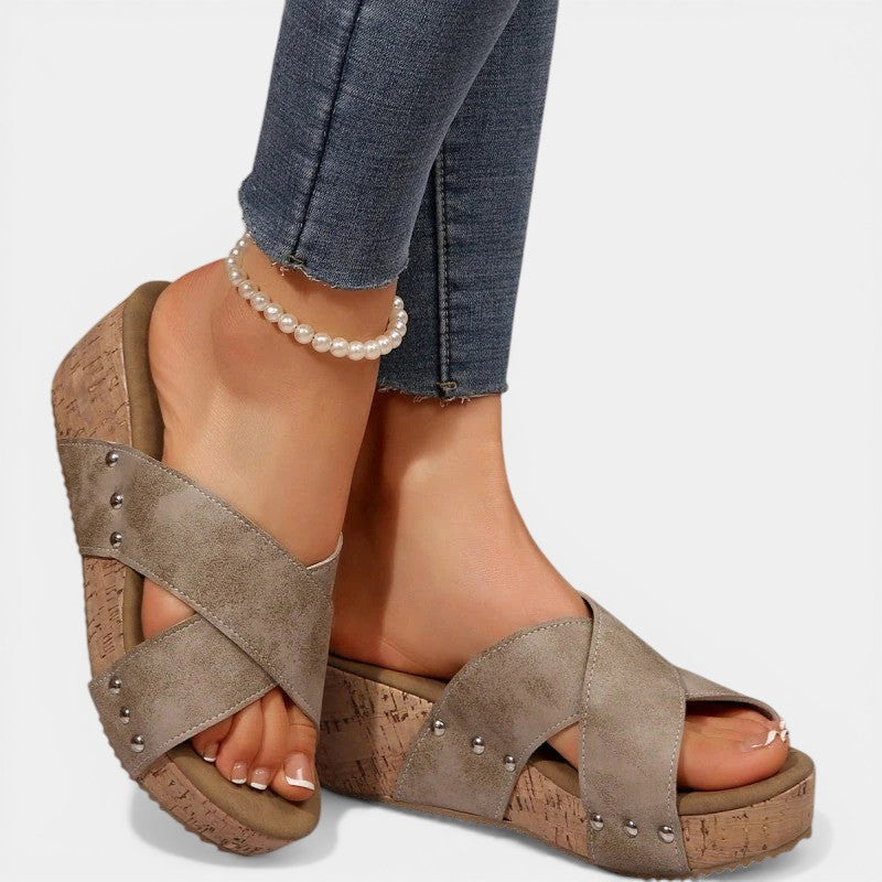 OAKLY™ - ORTHOPEDIC BOHO WEDGE SANDALS