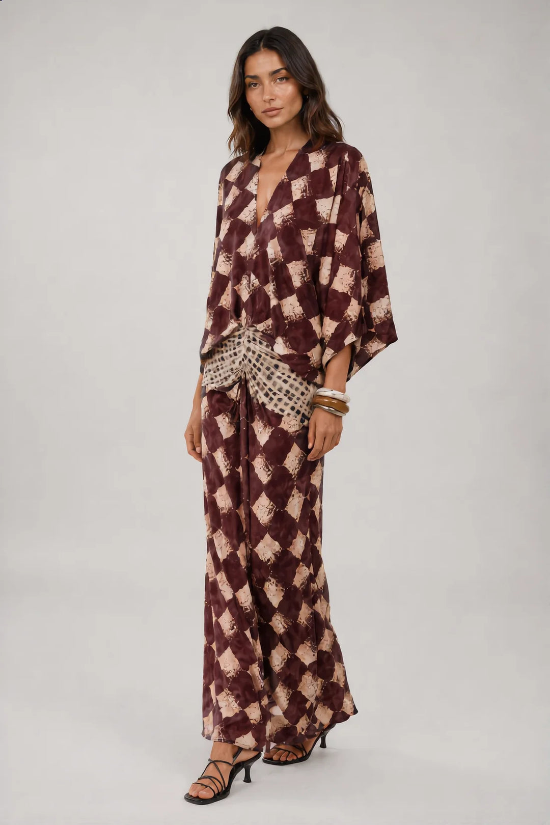 MAELIA™ - ELEGANT MOSAIC MAXI DRESS