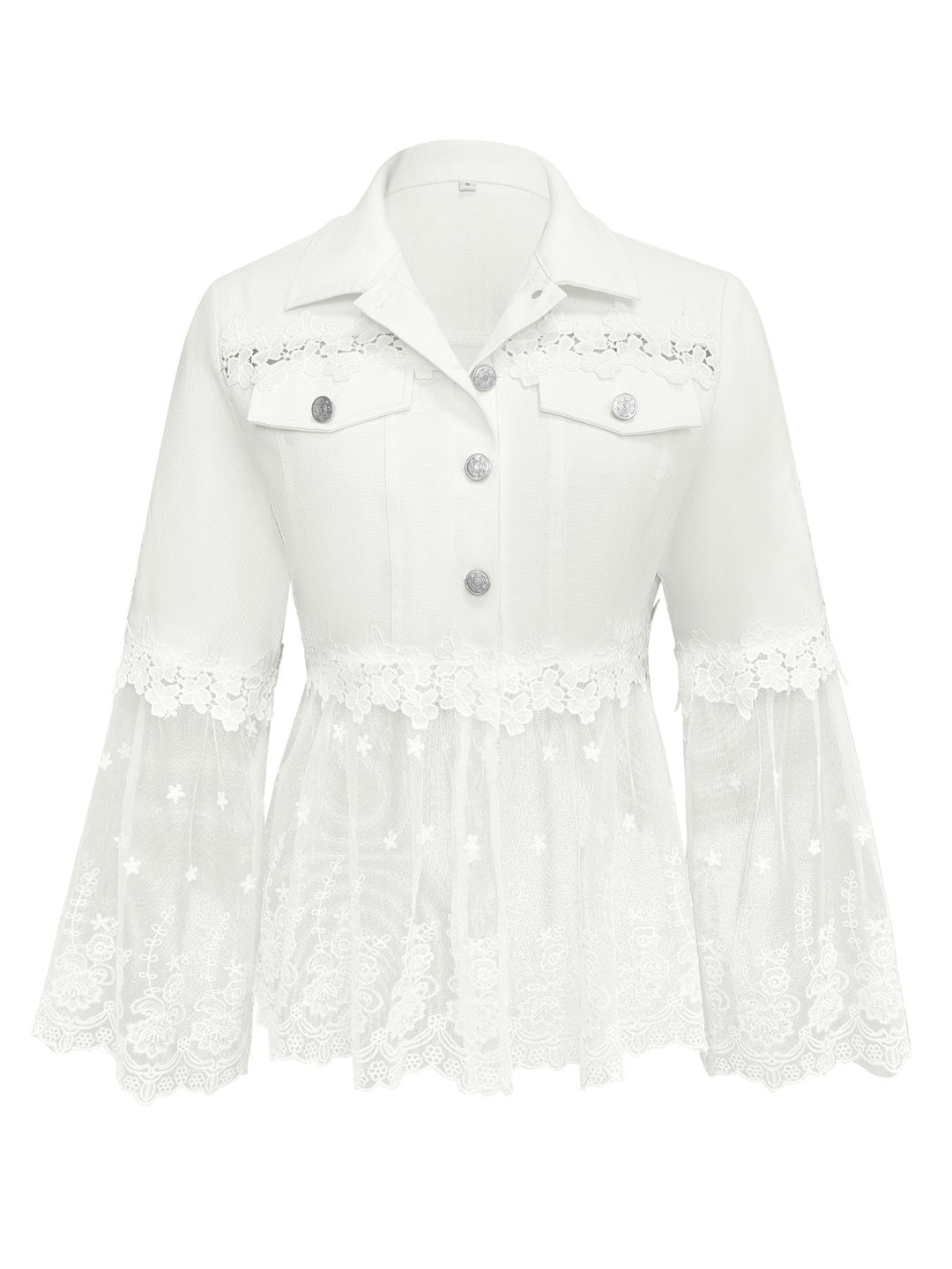 SUNNELACE™ - ELEGANT LACE-PANEL JACKET