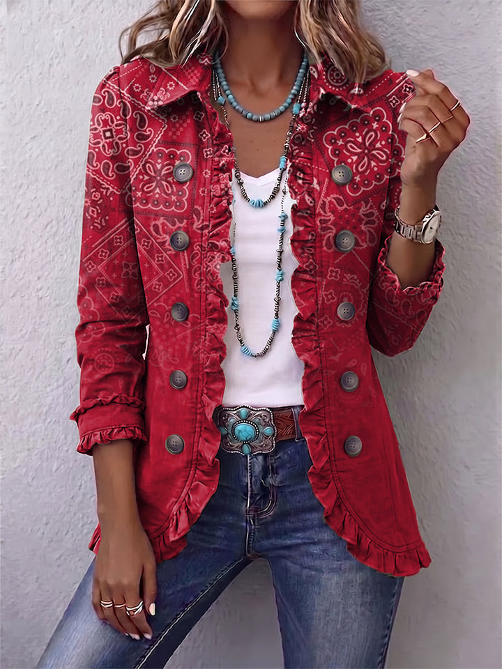 CRISELLE™ - BOHEMIAN PAISLEY EMBROIDERED JACKET