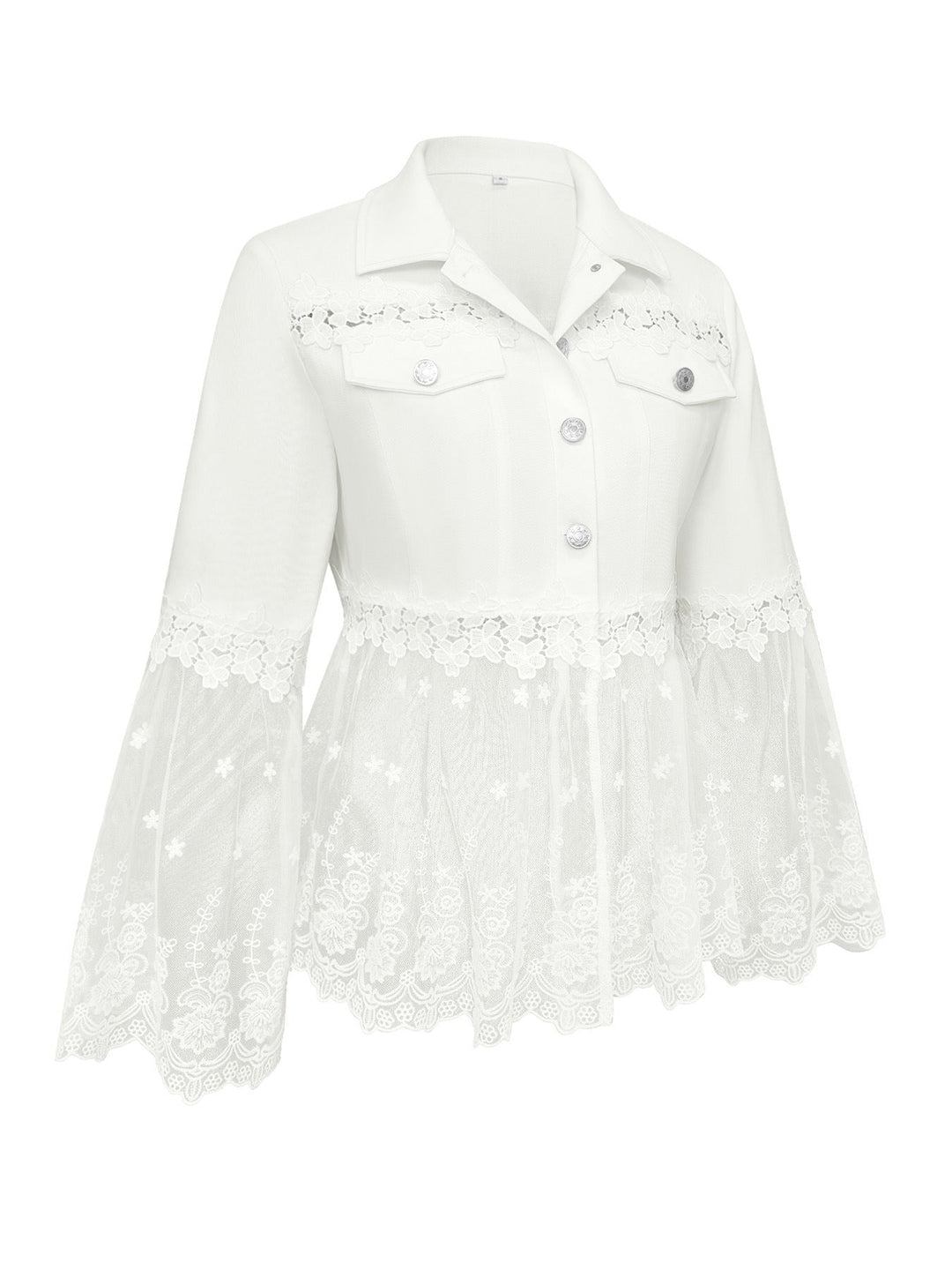 SUNNELACE™ - ELEGANT LACE-PANEL JACKET