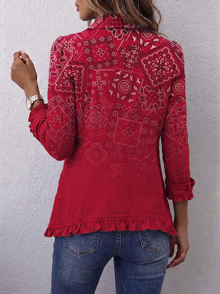 CRISELLE™ - BOHEMIAN PAISLEY EMBROIDERED JACKET