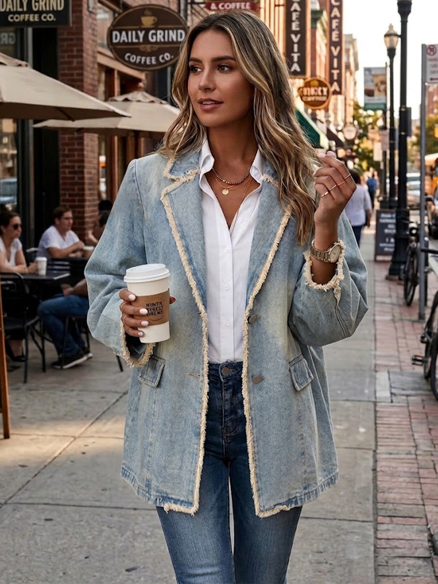 DIONNE™ - ELEGANT VINTAGE OVERSIZED BLAZER