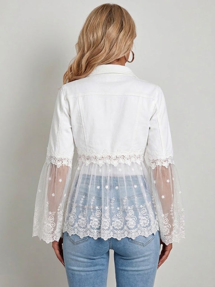 SUNNELACE™ - ELEGANT LACE-PANEL JACKET
