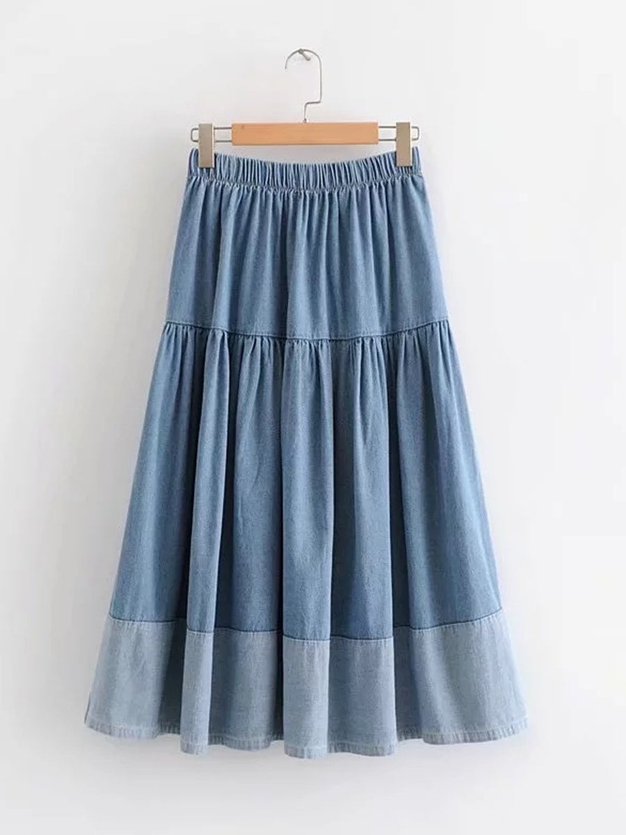 SARAH™ - EFFORTLESS DENIM SUMMER SKIRT