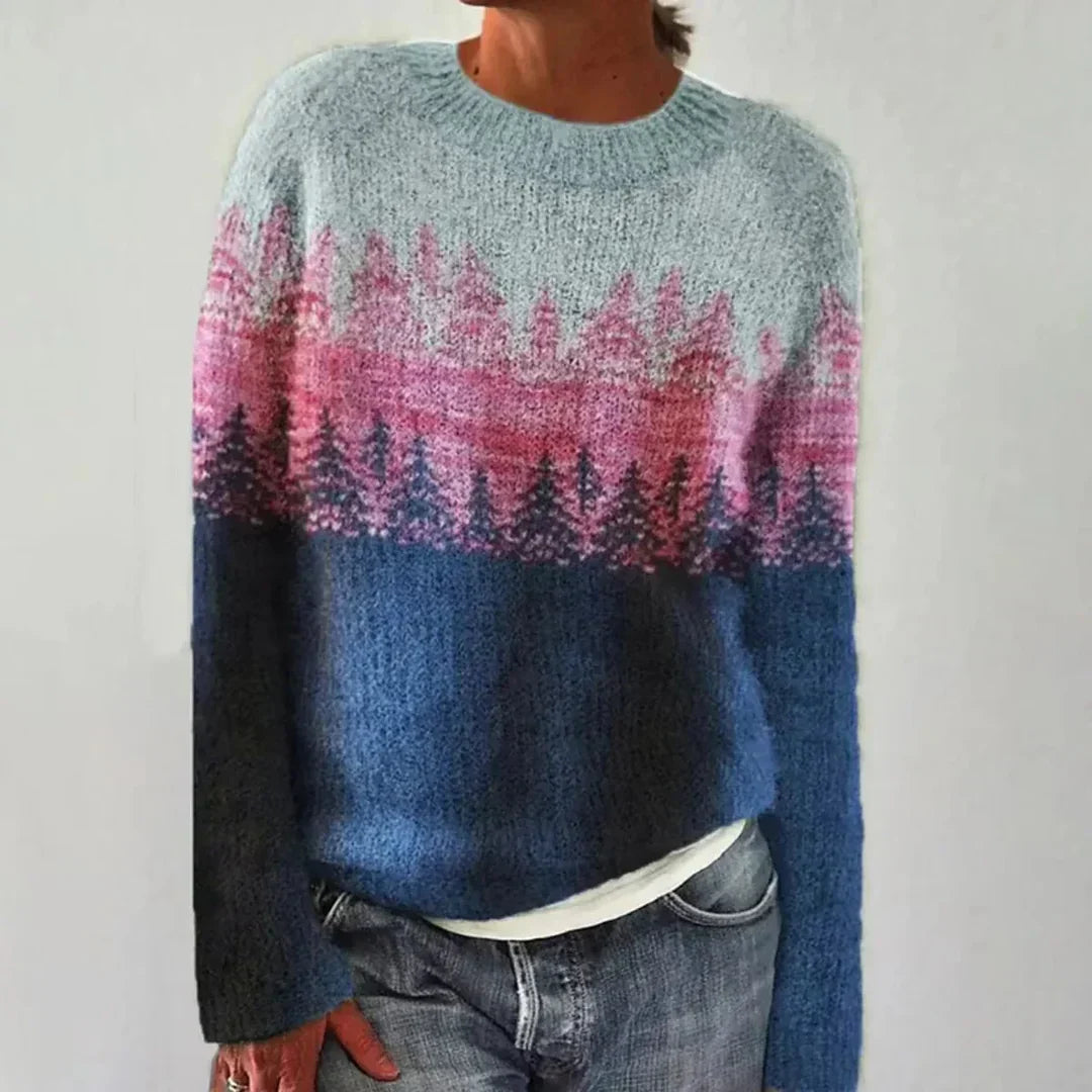 GWEN - RETRO WINTER KNITTED SWEATER